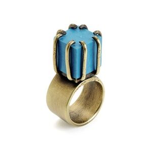Kelly Wearstler Size 6 turquoise ring